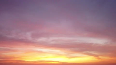 Timelapse sunset sea cloud warping red orange sky background beautiful Stock Footage 153380968