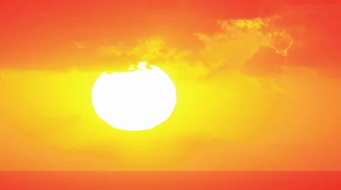 Timelapse sunset on the sea Stock Footage 32503102