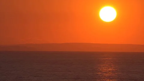 Timelapse sunset on the sea. Stock Footage 100651201