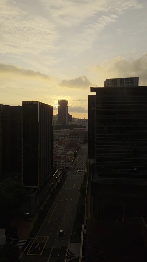 TIMELAPSE SUNSET SINGAPOUR Stock Footage 316715718