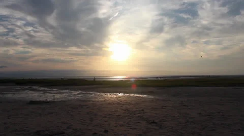 Timelapse Sunset Skaket 库存影片 26918289