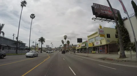 Timelapse of the Sunset Strip Stock Footage 62692757
