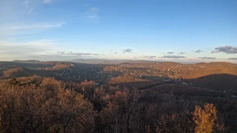 Timelapse - Sunset time - Forest 動画素材 294357101