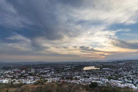 Timelapse sunset until first lights are on Stock Footage 127198607