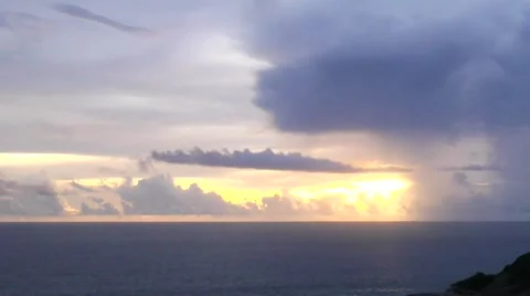 Timelapse sunset view Prom Thep Cape. Phuket island, Thailand. Stock Footage 50313588