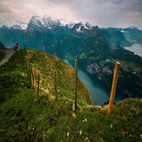 Timelapse of the Swiss mountains 動画素材 69534463
