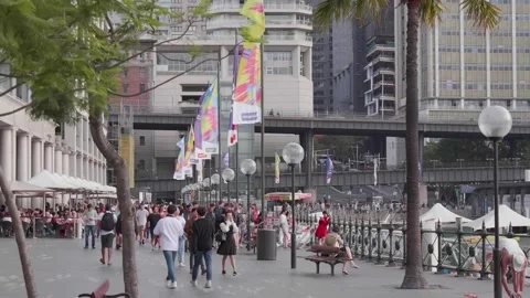 Timelapse Sydney Crowd Stock Footage 134200257