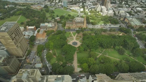 Timelapse - Sydney Park From Above Stock Footage 81305916