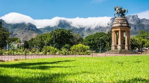 Timelapse table mountain Stock Footage 85300207
