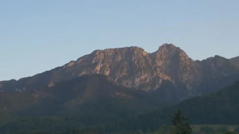 Timelapse of the Tatra Mountain range in Zakopane, Poland - Relaxing Summer 4K Video stock 307313517