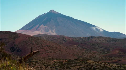 Timelapse of the Teide volcano, Tenerife Stock Footage 154510073