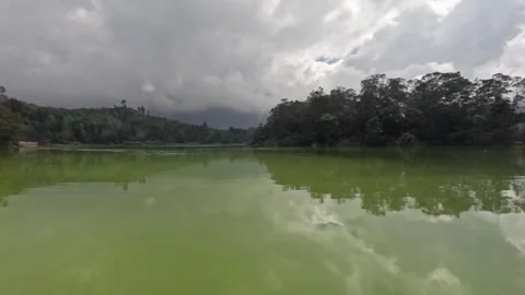 Timelapse of Telaga Warna,Dieng Stock Footage 307436338