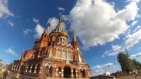 Timelapse of the temple Video stock 124862672