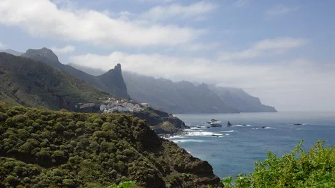 Timelapse of Tenerife coast. Stock Footage 124255455