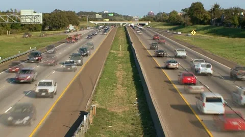 TIMELAPSE TEXAS HIGHWAY Stock Footage 12531895