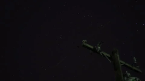 Timelapse of the Texas Night Sky Stock Footage 1013545