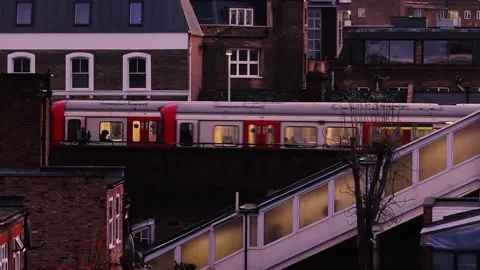 Timelapse of TFL district lines Stock Footage 147532069