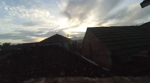 Timelapse Thick clouds coming in, cloudy sky in the morning Stock Footage 302220659