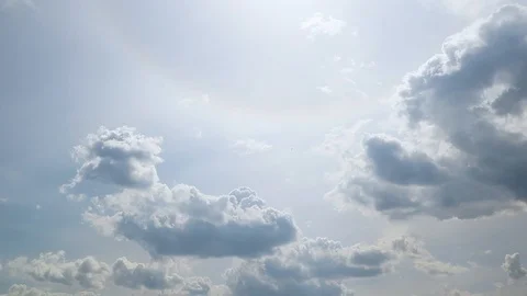 Timelapse thick clouds in the sky Stock Footage 129092534