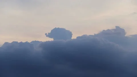 Timelapse of thunderclouds forming in the sky Stock Footage 208373093