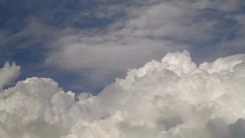 TimeLapse - Thunderstorm clouds are growing Stock Footage 91626128