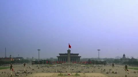 Timelapse Tiananmen Square 스톡 동영상 11528366