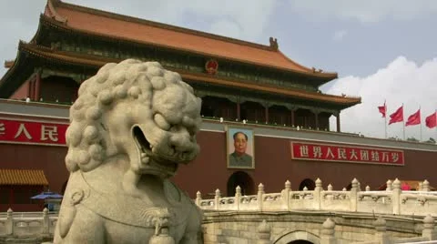 Timelapse Tiananmen Square Vídeo Stock 11528375