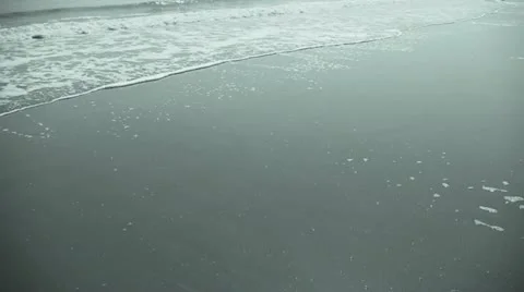 Timelapse tidal,Ocean waves on the beach. Stock Footage 22320178