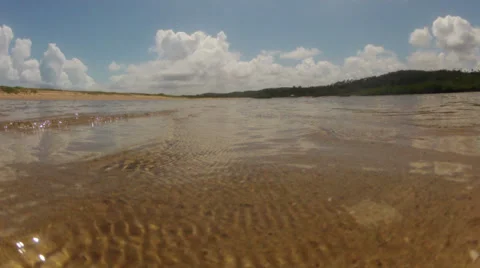 Timelapse of the Tide going Out Stock Footage 27590610