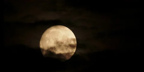 Timelapse time-lapse time lapse Moon in Dark Night Sky natural Background. video Stock Footage 248144886
