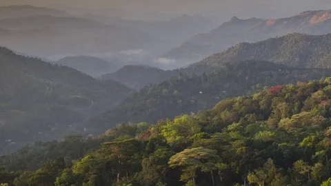 Timelapse of time over the mountains in India. Andreev. Video stock 77850353