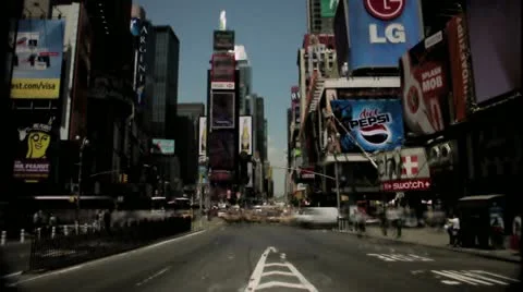 Timelapse Times Square Video stock 11588414