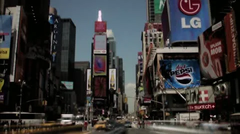 Timelapse Times Square Vídeo Stock 11607511