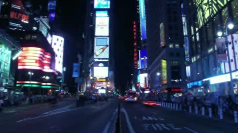 Timelapse Times Square 스톡 동영상 11607530