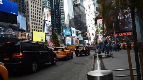 Timelapse of Times Square Video stock 88251294