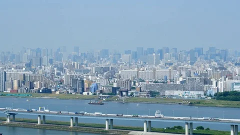 Timelapse of Tokyo city Stock Footage 84847756