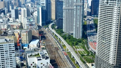 Timelapse of Tokyo city Stock Footage 86309276