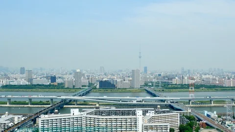 Timelapse of Tokyo city Video stock 86309412