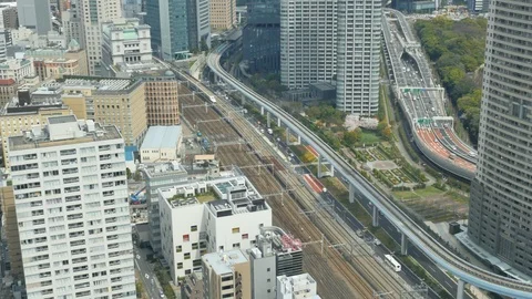 Timelapse of of Tokyo city Stock Footage 86310867