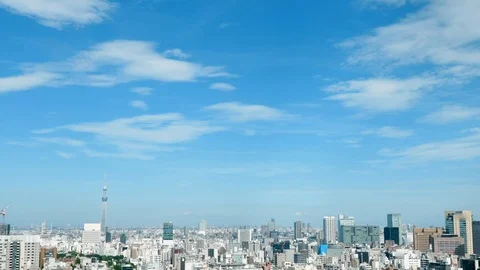 Timelapse of Tokyo city Stock Footage 93330143