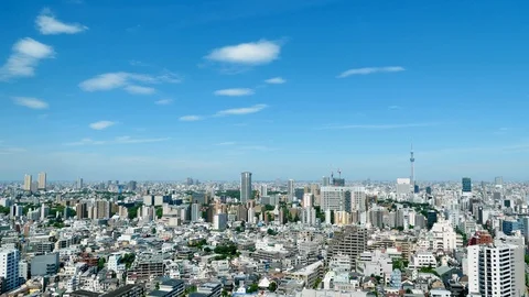 Timelapse of Tokyo city Stock Footage 96045896