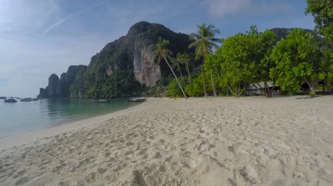 Timelapse of tonsai beach on Ko Phi Phi in Thailand Stock Footage 58635867