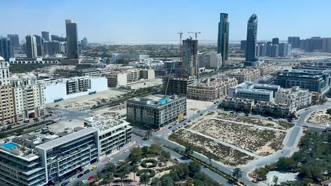 Timelapse top view of the city Stock Footage 242789505
