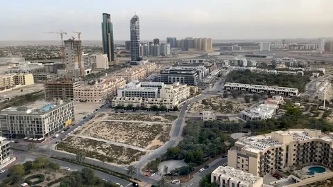 Timelapse top view of the city, the movement of cars, pedestrians Stock Footage 240491300