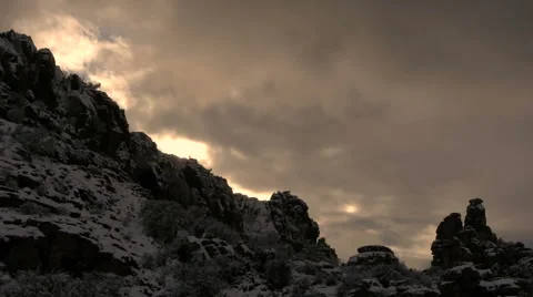 Timelapse in the Torcal de Antequera Stock Footage 46791983