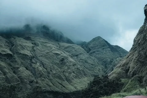Timelapse Torean Tracks Rinjani Mountain Stock Footage 211294053