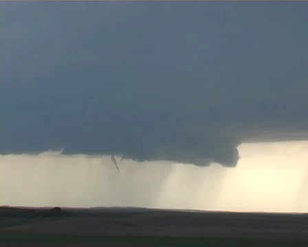 Timelapse of tornado and cloud base Stock Footage 40578910