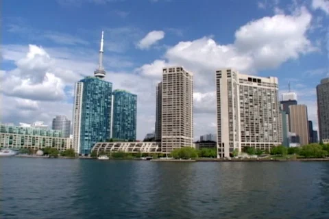 Timelapse of Toronto skyline Stock Footage 63353