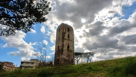 Timelapse Torre Centocelle Rome 库存影片 177488144