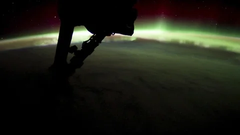 Timelapse towardaustralis iss Stock Footage 72759899